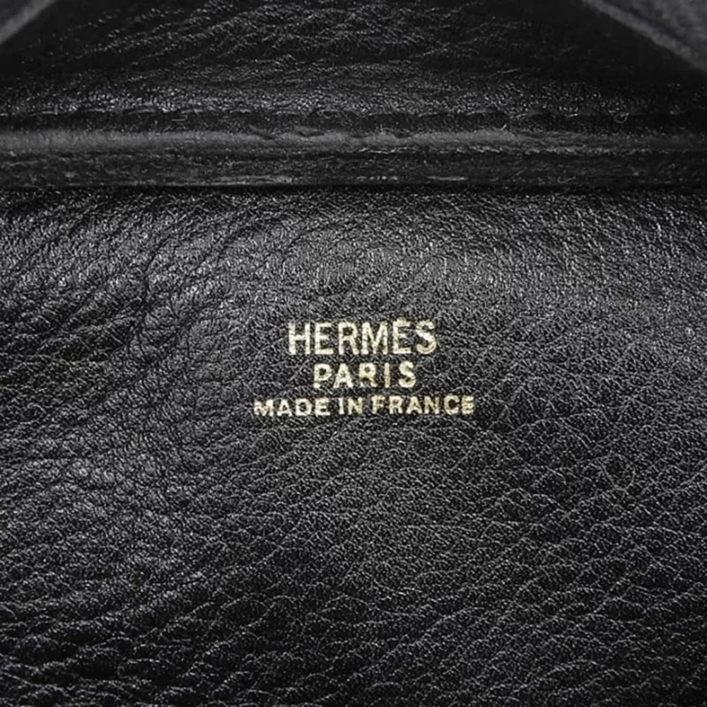 Authentic Hermès 1988 RARE Jockey black leather Crossbody Bag - Picture 5 of 8